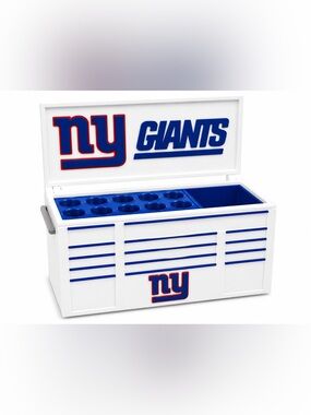 NY Giants Mini Toolbox Pen And Trinket Holder Desk Top Organizer